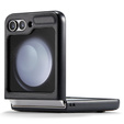 Etui do Samsung Galaxy Z Flip6 5G, CASEME Litchi Leather, czarne