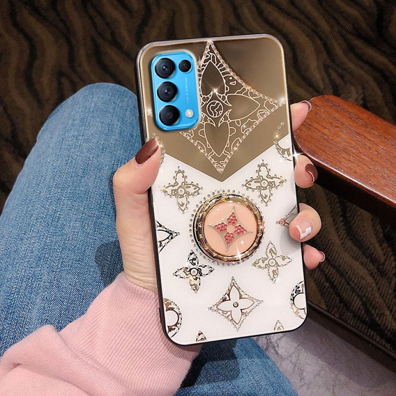 Etui Fashion do OPPO Reno5 5G, różowe