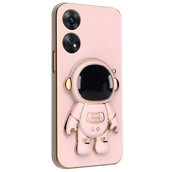 Etui do Oppo Reno8 T, Astronaut, różowe