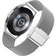 Bransoleta + Etui z Osłoną na Ekran do Samsung Galaxy Watch 6 40mm, Srebrna