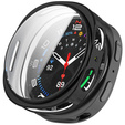 2w1 Etui z Osłoną na Ekran do Samsung Galaxy Watch 8 44mm, Czarne