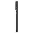 Etui Spigen do iPhone 16 Pro Max, Enzo Aramid MagSafe, carbon czarne / srebrne + Szkło Hartowane 9H