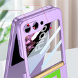 Etui do Samsung Galaxy Z Flip7 FE / Z Flip6, Strap Cover, fioletowe