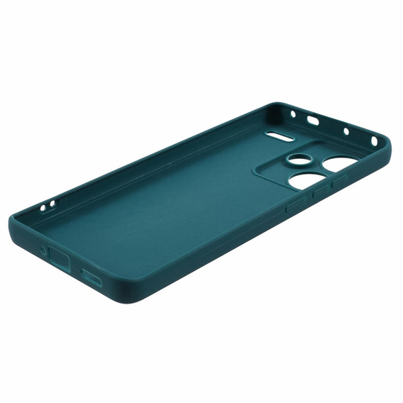 Etui do Xiaomi Redmi Note 13 Pro+, Silicone Lite, ciemnozielone