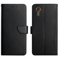 Etui z klapką do Samsung Galaxy Xcover 7, Split Leather, czarne