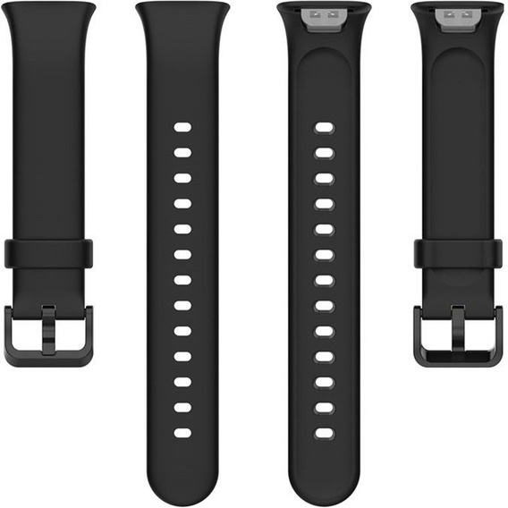 Pasek Silikonowy do Xiaomi Mi Band 7 Pro, Black