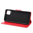 Etui z klapką do Samsung Galaxy A12 / M12 / A12 2021, Butterfly, czerwone