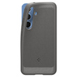 Etui Spigen do Samsung Galaxy S25, Rugged Armor MagSafe, szare + Szkło Hartowane 9H