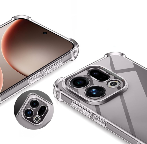 Etui do Oppo Find X9, Dropproof, przezroczyste