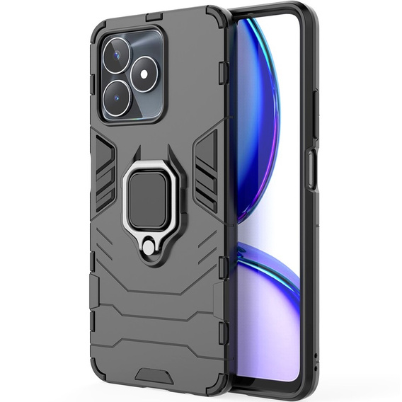 Etui do Realme C51, Kickstand Ring, czarne