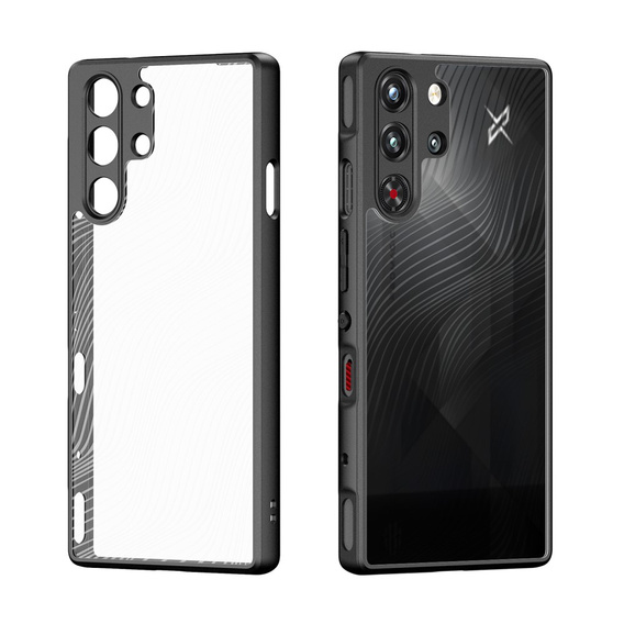 Etui DuxDucis do ZTE nubia Red Magic 10 Pro / 10 Pro+ 5G, Aimo case, przezroczyste / czarne