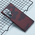 Etui do Samsung Galaxy S24 Ultra, Aramid Fiber MagSafe, czerwone