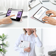 Etui do iPad Pro 13" 2024 (7 gen.), Dux Ducis TOBY, różowe