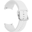 Pasek Silikonowy do Samsung Galaxy Watch 4/5/6/7 40/42/43/44/45/46/47mm, Biały