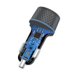 Devia ładowarka samochodowa Extreme PD + QC 52,5W 1x USB-C 1x USB czarna + kabel USB-C – Lightning