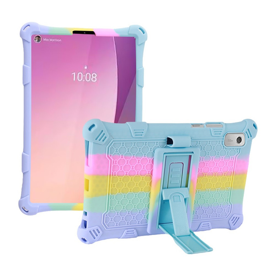 Etui do Lenovo Tab M9, pancerne z podstawką i paskiem, kolorowe