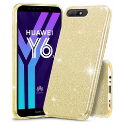 Etui Glitter Case do Huawei Y6 2018, Gold
