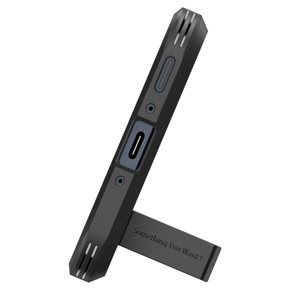 Etui Spigen do Samsung Galaxy  A35 5G, Tough Armor, Czarne + Szkło