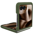 Etui do Motorola Razr 60 Ultra, PC Case, ze szkłem, zielone