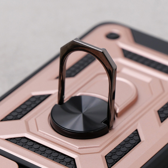 Etui pancerne do Motorola Moto G84 5G, CamShield Slide, różowe rose gold