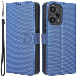 Etui z klapką do Poco F5 5G, Wallet Smart Magnet, niebieskie