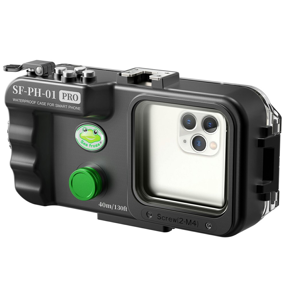Etui SEA FROGS SF-PH-01-PRO z adapterem M67 – montaż akcesoriów fotograficznych do smartfona