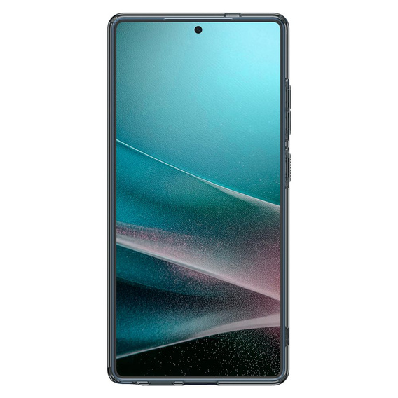 Etui Spigen do Galaxy S25 Ultra, Liquid Crystal, przezroczyste czarne + Szkło Hartowane 9h
