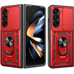 Etui pancerne do Samsung Galaxy Z Fold5 5G, CamShield Slide, czerwone