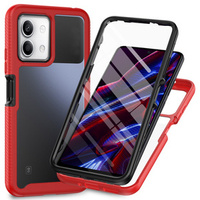 Etui do Xiaomi Redmi Note 13 5G, Shockproof, z folią, czerwone