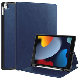 Etui do iPad 10.2" 2021/2020/2019 (9/8/7 gen.), Business Card and Pen Slot, niebieskie