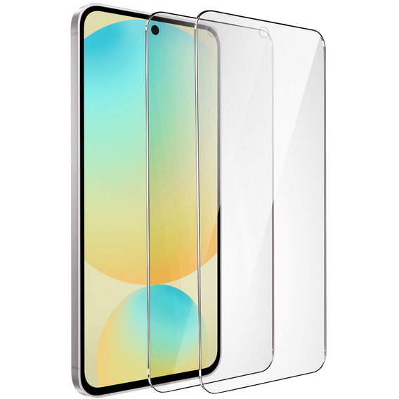 2x Szkło Hartowane do Samsung Galaxy S24 FE 5G, ERBORD 9H Hard Glass, szybka
