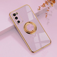 Etui do Samsung Galaxy S20, Electro Ring, fioletowe