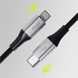 Allity AUC-01 – Kabel USB-C do Lightning 1 m, 27W - czarny
