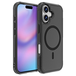 Etui pancerne do iPhone 17, MagForce MagSafe, czarne