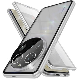 Etui do Xiaomi 15 Ultra, Magnetic Dual Glass, srebrne