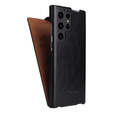 Etui do Samsung Galaxy S25 Ultra, z klapką pionową – czarne