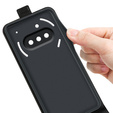 Etui z klapką do Nothing Phone 3a, Flip, czarne