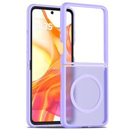 Etui Hybrid MagSafe do Motorola Razr 60 Ultra – fioletowe