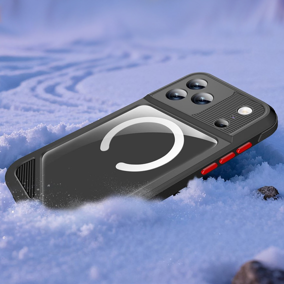 Etui Wodoodporne IP68 do iPhone 17 Pro, SHELLBOX GTM MagSafe, czarne