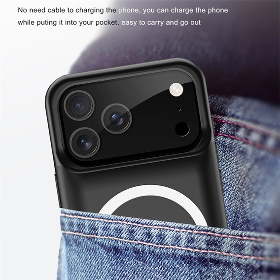 Etui z baterią do iPhone 17 Pro Powerbank 6000mAh MagSafe