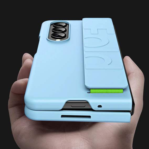 Etui do Samsung Galaxy Z Fold4 5G, z rączką, zielone