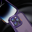 Etui do iPhone 15 Pro, ERBORD Impact Guard, ciemnofioletowe