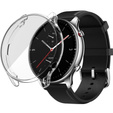 2w1 Etui z Osłoną na Ekran do Amazfit GTR 2, Przezroczyste, Bezbarwne