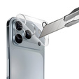 2x Szkło hartowane ERBORD na wyspę aparatów do iPhone 17 Pro Max, przezroczyste