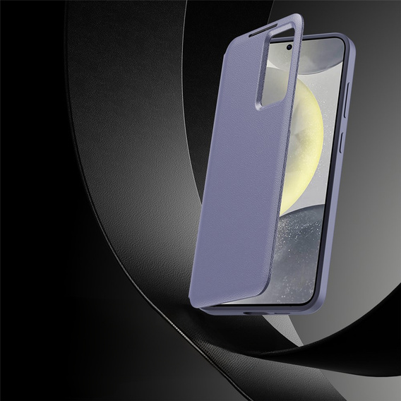 Etui do Samsung Galaxy S25 FE, Smart View Wallet, fioletowe