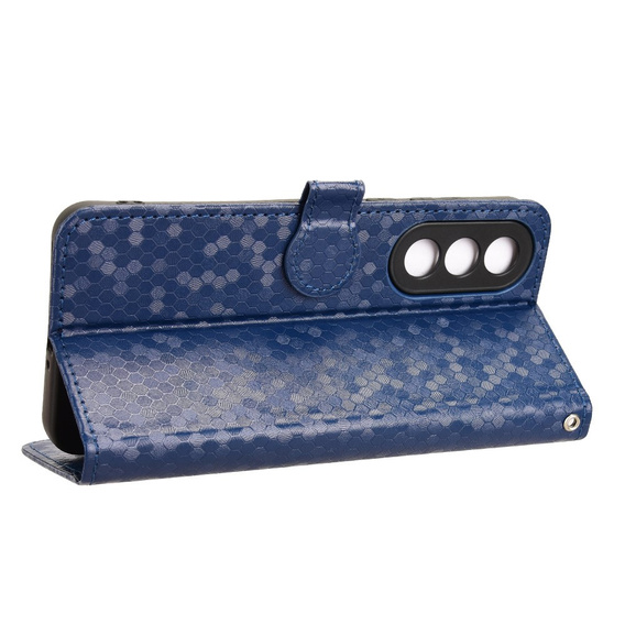 Etui z klapką do OnePlus Nord 5, Wallet Rhombus, niebieskie