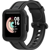 Pasek + Etui do Xiaomi Redmi Watch 2 Lite / Xiaomi Mi Watch Lite, Czarny