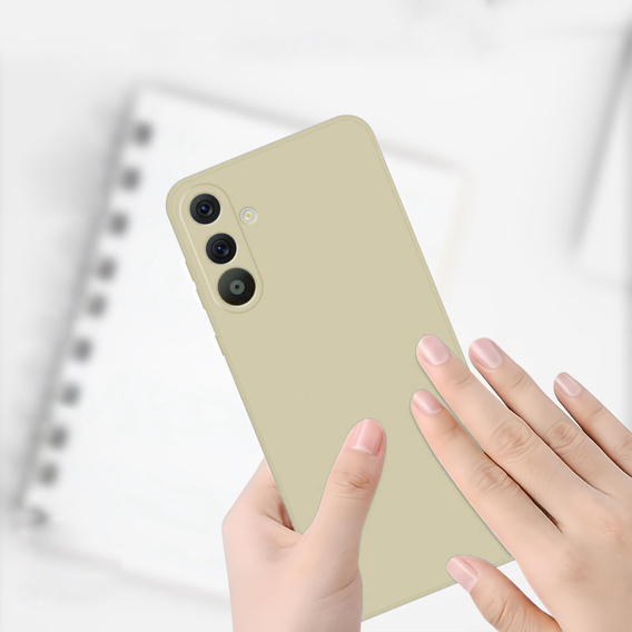 Etui do Samsung Galaxy A36 5G, Silicone Lite, beżowe