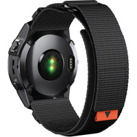 Pasek Nylonowy Quickfit do Garmin Fenix 5/6/6 PRO/7/8 47mm Forerunner 965/955/945, Czarny