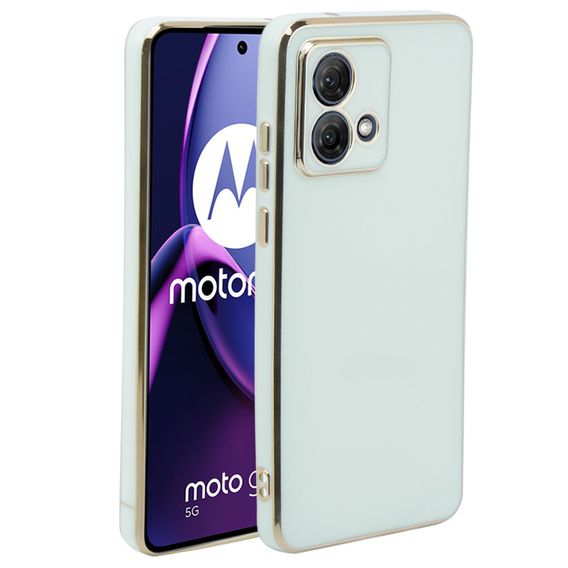 Etui do Motorola Moto G84 5G, Glamour CamShield, miętowe